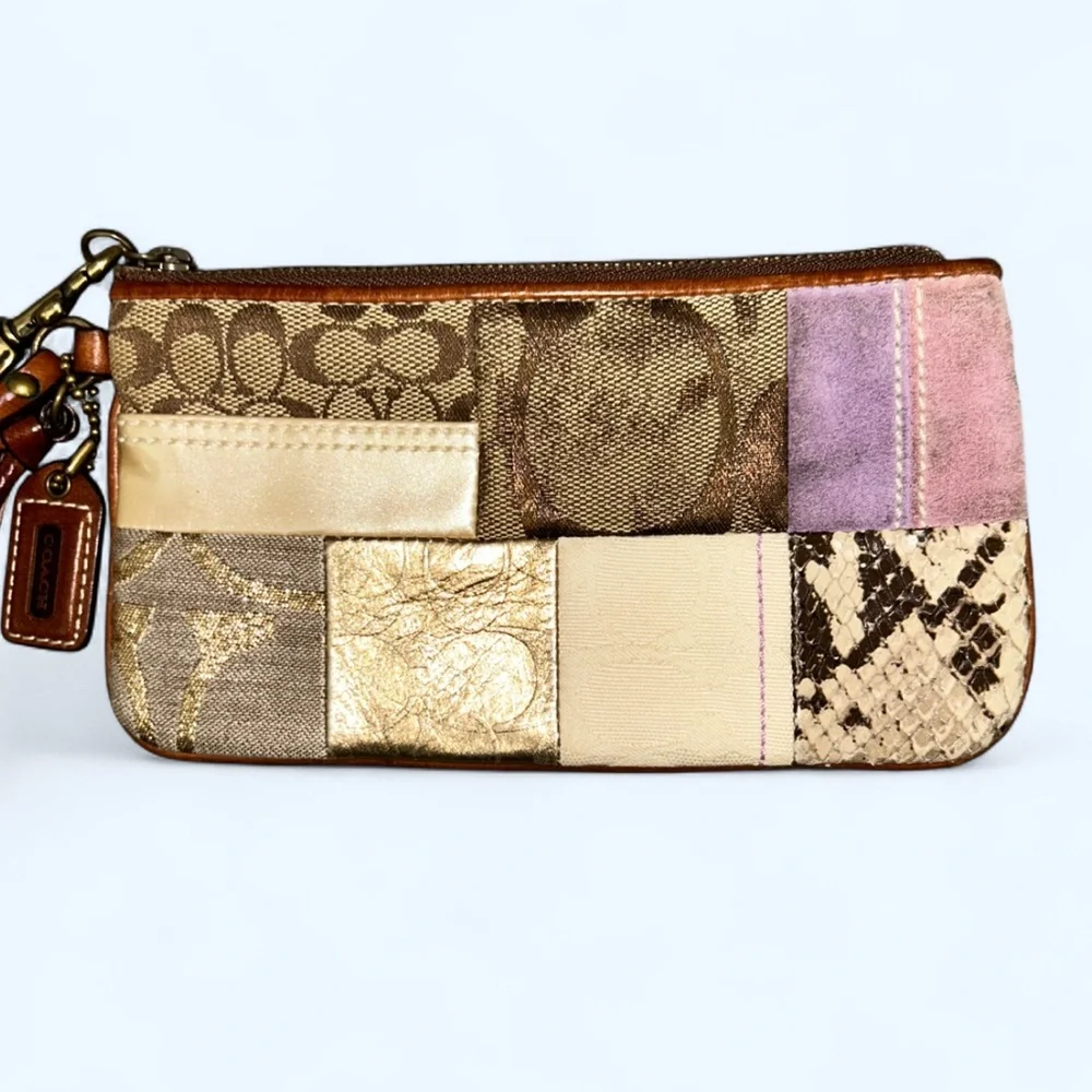 Coach stylish patchwork